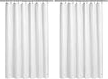 Barossa Design White Shower Curtain Liner with 6 Magnets - Waterproof PEVA Shower Liner for Bath Tub, 72" x 72" Standard Size, PVC Free & Metal Grommets - White, 72x72 (Pack of 2)
