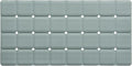 Webos Silicone Bath Mat with Suction Cups – Non-Slip Foldable Bathtub & Shower Mat, Durable & Quick-Dry Safety Tub Mat with Large Drain Holes for Families 28"x 14" Grey