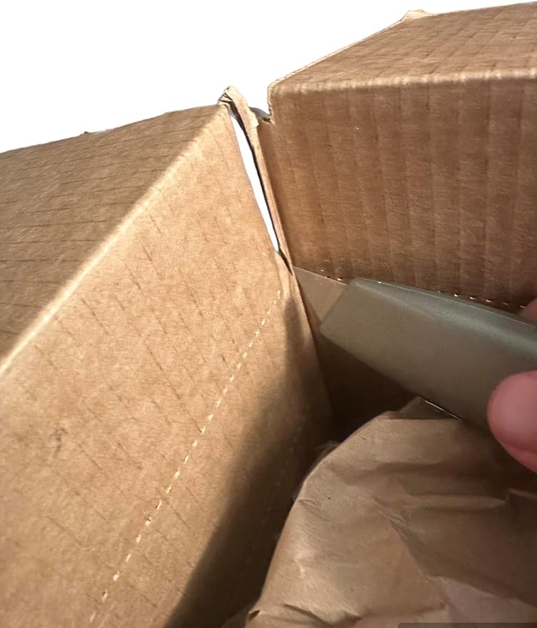 Box Resizer Tool with Scoring Wheel - Utility Knife Cardboard Scorer, Reducer - Box Cutter Sizer Tool for Resizing Reducing Size of Shipping Boxes