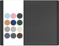 URMONA 25" x 22" Waterproof Silicone Mat in Multiple Sizes & Colors, Under Sink Mat for Kitchen & Bathroom, Pet Food Pad for Dogs & Cats, Kitchen Cabinet Liner, Multi-Purpose for Storage(Black)