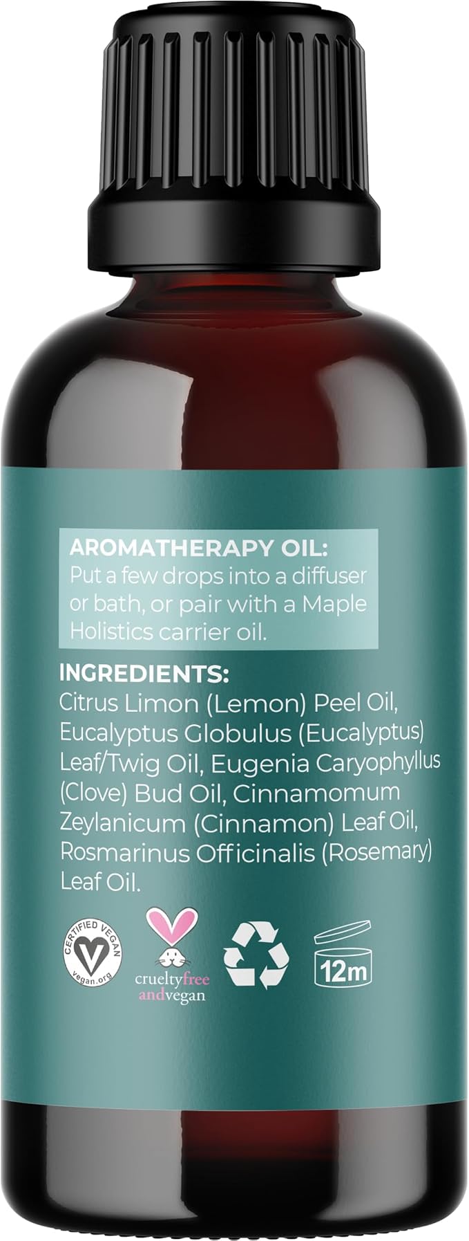 Thieves Myth Essential Oil Blend - Purification Essential Oil Blend for Diffuser of Undiluted Cinnamon Eucalyptus Lemon Rosemary and Clove Essential Oil - Cleansing Aromatherapy Diffuser Oil