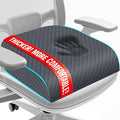 Seat Cushion for Office Chair, Memory Foam Chair Cushions, Car Seat Cushion for Long Sitting, Desk Chair Cushion for Pressure Relief, Non-Slip Bottom, Washable Cover, X-Large, Grey