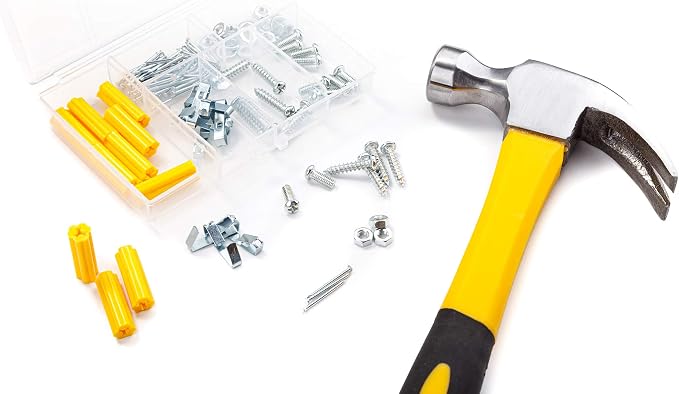 CARTMAN 218-Piece Tool Set General Household Hand Tool Kit with Plastic Toolbox Storage Case Yellow