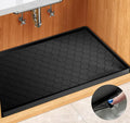 Winisok Silicone Under Sink Mat 22" x 22", kitchen Essentials and Gadgets, Shelf liner and Cabinet Protector, Home Organizers and Storage, Waterproof Bathroom Tray
