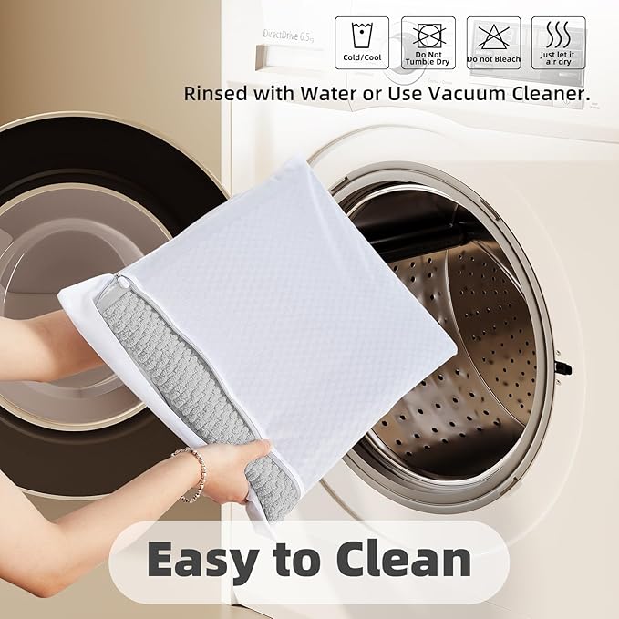 TYUU Large Bathroom Rugs Non Slip Washable Bath Rugs Super Absorbent Bathroom Rug Thin Quick Dry Low Pile Bath Mats, Light Grey 36"x48"
