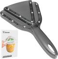 Uinxan Jar Opener for Weak Hands & Seniors with Arthritis - Handheld Manual | Effortlessly Opens Stubborn Screw Lids & Bottle Caps. 304 Stainless Steel. Durable. Patented Kitchen Gadget (Black)