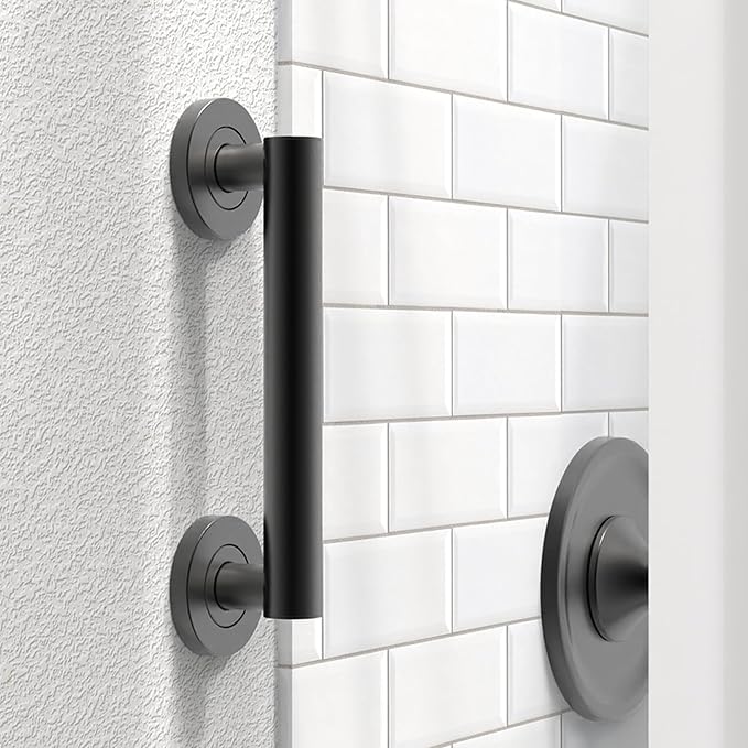 Bath, Shower and Toilet Safety Grab Bar for Seniors and Handicaps, ADA Compliant Mobility Aid Balance Assist Handle, Stainless Steel