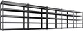 5-Pack Heavy Duty Garage Shelving for Garage, Warehouse & Workshop Storage Organization,Adjustable 5-Tier All Metal Wire Shelf for Tools, Storage Bins & Bulk Items 71" H x 46" W x 18" D