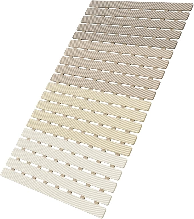 MBOSS Bath Tub Shower Mat Non Slip Bathtub Mats for Bathroom Shower Floor Mat Bath Mats for Shower Tub Anti Slip Shower Mat with Drain Hole and Large Suction Cups