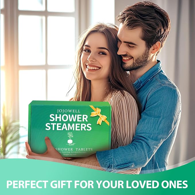 Eucalyptus & Mint Shower Steamers Aromatherapy with Essential Oils - 12 Pack Gifts for Women Men, Eucalyptus for Shower, Nasal Relief, Birthday Mothers Day Gifts for Mom Wife
