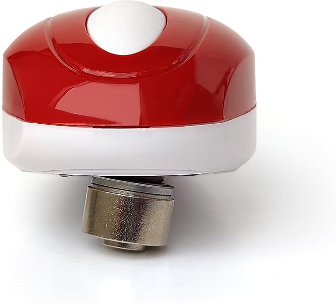 A1 Electric Can Opener – Smooth Edge Tin Opener with Easy-Touch Start & Stop, Ergonomic, Compact & Cordless Design - Red