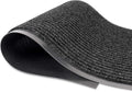 MaxMat® Extra Large Commercial Door Mat, Rubber Border Heavy Duty Door Mat, Waterproof, Low-Profile, Easy to Clean, Rubber Entry Mat. (Charcoal, 3 x 6 feet)
