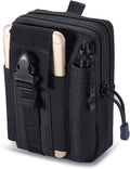 Tactical Molle Pouch EDC Men Belt Waist Bag Compact Outdoor Multipurpose Utility Gadget with Cell Phone Holster Holder