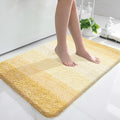 OLANLY Bathroom Rugs Mat 36x24, Extra Soft Absorbent Microfiber Bath Rug, Rubber Backing, Quick Dry, Machine Washable Bath Mats for Bathroom Floor, Tub and Shower, Home Decor Accessories, Light Yellow