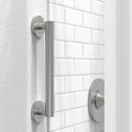 ADA Compliant Grab Bar, 500lbs Weight Support for Bath Safety (12 inch, Brushed Nickel)