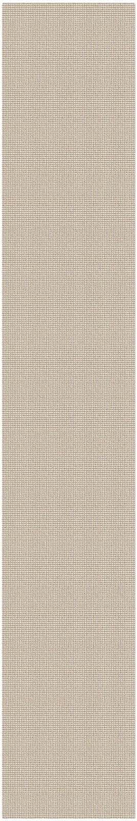 KOZYFLY Braided 2.5'x16' Runners Rugs for Hallway, Extra Long Washable Runner Rug, Woven Non Slip Kitchen Runner, Cotton Entryway Rug, Floor Carpet for Entry, Aisle, Hall, Ivory/Camel/Brown