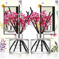 COCODOR Preserved Real Flower Reed Diffuser/Rose Perfume / 6.7oz(200ml) / 2 Pack/Reed Diffuser Set, Oil Diffuser & Reed Diffuser Sticks, Home Decor & Office Decor, Fragrance and Gifts