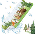 SHUCHING Woodland Animal Bath Mat for Tub Non Slip-40 X 16 Inch, Bathtub Mat Non Slip for Baby Kids, Long Toddler Shower Mat for Bathroom