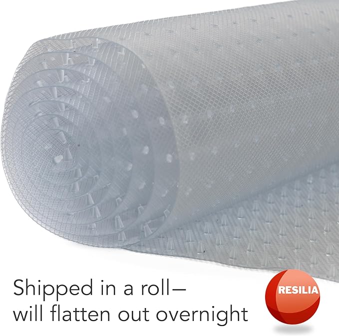 Pet Carpet Protector - Doorway Damage Deterrent and Scratch-Stopper for Cats, Dogs, and Pets, Heavy-Duty PVC Runner, Cut to Fit, Clear, 30 Inches x 48 Inches, Made in The USA