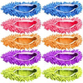Tamicy Mop Slippers Shoes 5 Pairs (10 Pieces) - Microfiber Cleaning House Mop Slippers Floor Cleaning Tools Shoe Cover Soft Washable Reusable Microfiber Foot Socks Floor Cleaning Tools Shoe Cover | Microfiber, Washable, Reusable, Floor Cleaning Tools, ...