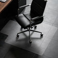 Plastic Chair Mat for Hard Floors, Heavy Duty Anti-Slip Clear Mats Wood/Tile Protector for Rolling Chair, Home & Office Use (36" x 48" Convex)