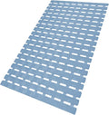 Bathtub Shower Mat, Pet Dog Bathing Non-Slip Mat, Dog Bath mat for tub, Quick Drain Bathtub Mat with Suction Cups & Drain Holes for Bathroom, 27 X 15.7 Inch (Light Blue)
