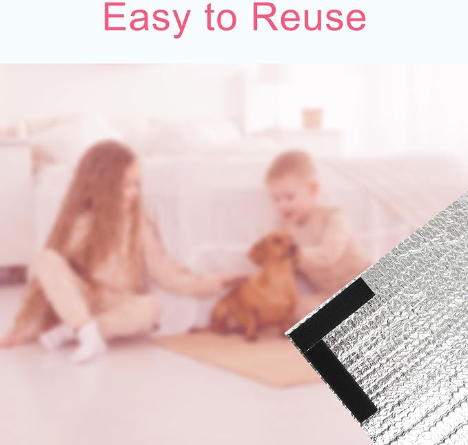 15 Sets Removable Rug Gripper - 1 x 4 Inch Velcro Strips with Adhesive, Double Sided Hook and Loop Tape, Removable Rug Tape, Reusable Velcro Gripper for Carpet by Red Snail