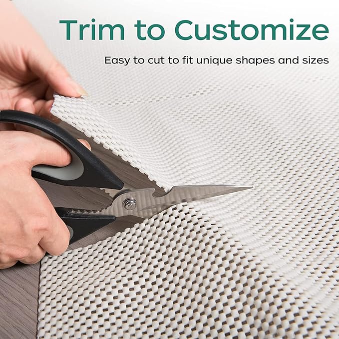BAGAIL BASICS Non Slip Rug Pad Gripper Round 4 Feet Extra Thick Carpet Pads for Area Rugs and Hardwood Floors, Keep Your Rugs Safe and in Place