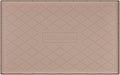 URMONA 34" x 22" Waterproof Silicone Mat in Multiple Sizes & Colors, Under Sink Mat for Kitchen & Bathroom, Pet Food Pad for Dogs & Cats, Kitchen Cabinet Liner, Multi-Purpose for Storage(Khaki)
