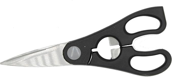 Fackelmann Multi-Purpose Kitchen Scissors With Bottle Opener, Stainless Steel, Silver