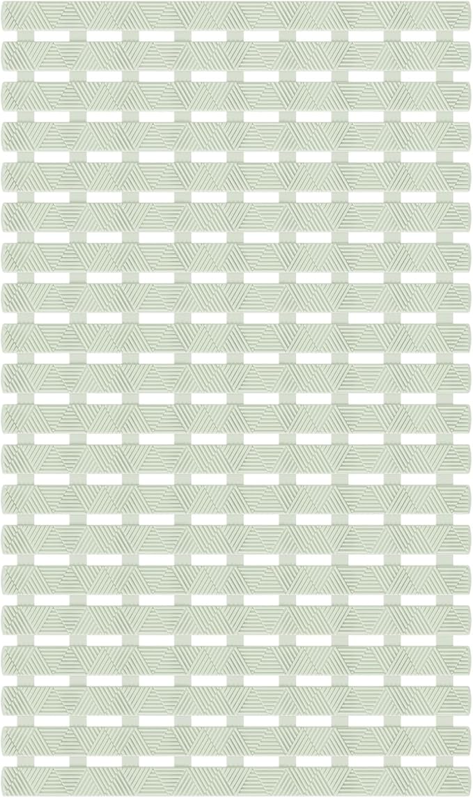 Bathtub Mat Non Slip - for Inside Bath Tub & Shower, Small 27x16 Inch, 180 Strong Suction Cups, Soft Textured Surface, Fast Drain & Quick Dry, Bathroom Safety Mat, Sage Green, Matace