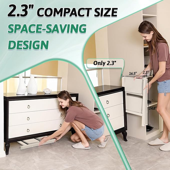 2 Step Ladder Folding Step Stool, Heavy Duty 330 Lbs Load Stepladder, Small Kitchen/Closet Ladder for Adults/Kids, Lightweight Step Ladder 2 Step Folding with Anti-Slip Wide Pedal for Home Off White