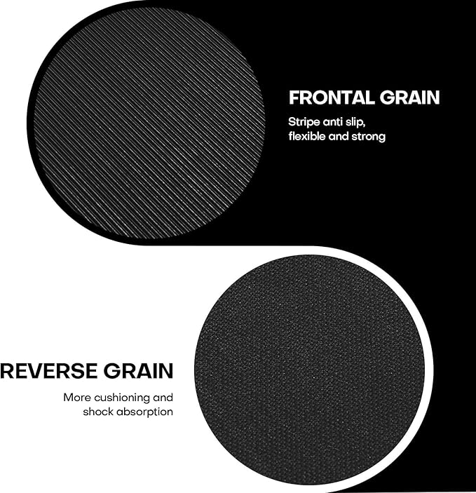 3mm Thin Coin-Grip Rubber Flooring Roll, 2X 4 ft Waterproof Anti Slip Mat, Multi-Purpose Easy Clean Floor Protector for Garage, Laundry Room, Gym, Kennel