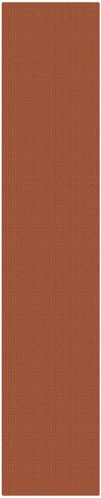 KOZYFLY Orange Runners Rugs for Hallway 2x10, Washable Runner Rug, Woven Non Slip Kitchen Runner, Braided Entryway Rug, Floor Carpet for Entry, Aisle, Hall, Burnt Orange/Tan