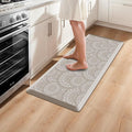 Mattitude 4/5 Inch Kitchen Mat, 20x54in Heavy Duty Ergonomic Comfort Foam Standing Desk Mat, Waterproof Non-Slip Standing Mats and Rugs for Kitchen, Office, Black
