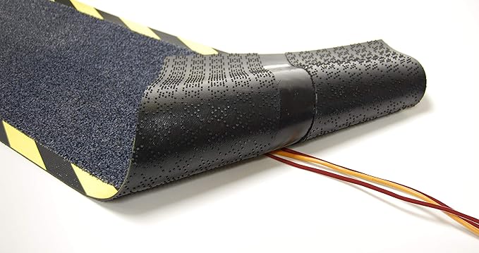 Morland Protect - 47¼in x 15⅝in - Carpet and Rubber Cord Cover Mat - Overfloor Protector for Cables Cords or Wires - Protect from Trips and Falls, Quick, Easy, Simple, Repositionable