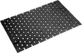 Bamboo Bath Mat Bathroom Rugs Floor Wood Shower Bathtub Waterproof Non Slip Accessories 16x24 Inch Easy to Clean,Black,1 pc
