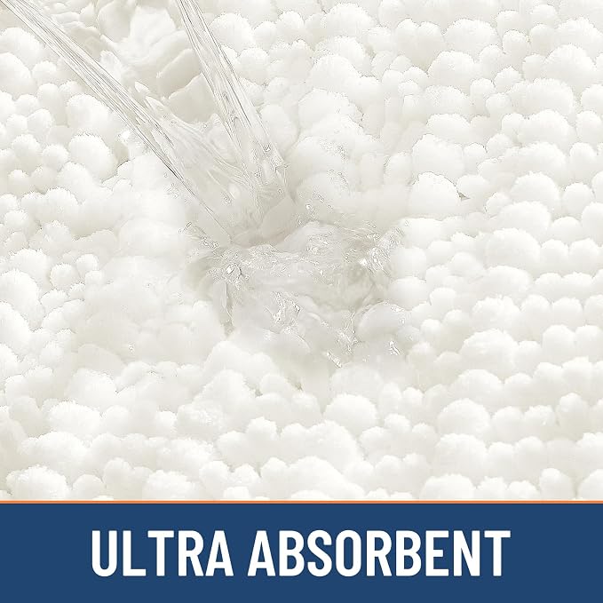 Smiry Bathroom Rugs Mat 59x24, Extra Soft Absorbent Chenille Bath Rugs, Non Slip Rubber Backing Machine Washable Quick Dry Bath Mats for Bathroom Floor, Tub, Shower, Home Decor Accessories, Ivory