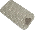 Bath Tub Mat Shower Mat Non Slip Bathtub Mats with Suction Cups Bath Mat for Tub Bathroom Mats 28" X 16" Machine Washable (Light Brown)