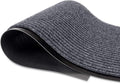 MaxMat® Extra Large Commercial Door Mat, Rubber Border Heavy Duty Door Mat, Waterproof, Low-Profile, Easy to Clean, Rubber Entry Mat. (Grey, 3 x 6 feet)