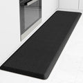 Mattitude Kitchen Mat Cushioned Anti-Fatigue Floor Mat Water Resistant Non-Slip Mats and Rugs Standing and Comfort Desk Mats for House Sink Office Laundry (Black, 17.3"x60")