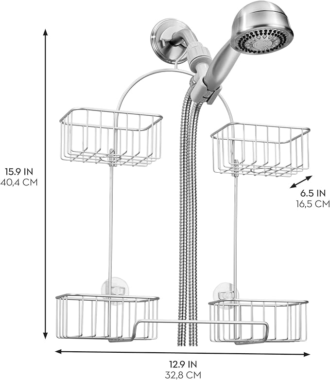 iDesign Classico Shower Caddy, Chrome
