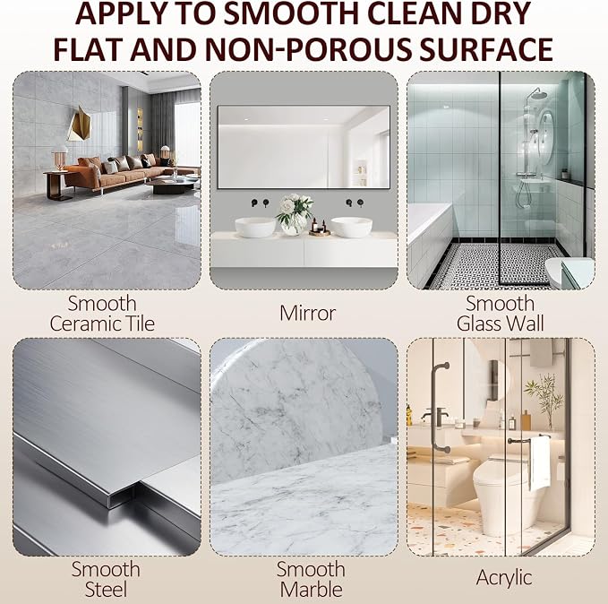 EVERZONE 2 Pack Acrylic Corner Shower Shelves with 2 Hooks, Shower Corner Caddy for Bathroom,Kitchen & Balcony, Floating Shower Wall Shelf Bath Basket Rack Heavy Duty (Grey,Acrylic)