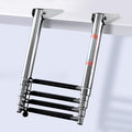 Boat Ladder,Stainless Steel Telescoping Folding Heavy Duty Pontoon Swim Boarding Ladder for Outboards,Yacht,Marine Fishing Boat