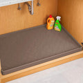 Jin&Bao Waterproof Under Sink Mat 34" x 22", Thick Silicone Mat Cabinet Protector for Kitchen and Bathroom, Shelf Liner, Home Organizer and Storage, Multipurpose Tray for Gadgets and Essentials