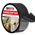 WELSTIK Rubber Grip Tape - Ultra Strong Sweat Absorbent Non-Slip Tape with Textured Adhesive - 2" x 33ft Heavy Duty Friction Tape for Tool Handles, Gym Gear, Stairs & DIY Gadgets (Black)