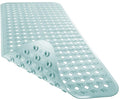 Yimobra Non Slip Bath Mat, Super Strong Suction Cups,34.5"X15.5"Long Tub Mat with Drain Holes, Machine Washable Fast Draining Shower Mats, Bathroom Essentials,Mint Green
