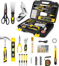136 Piece Tool Set,General Household Hand Tool Kit with Plastic Toolbox Storage Case-136 Piece…