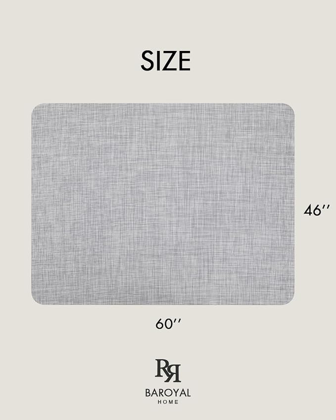 BARoyal Office Chair Mat for Hardwood Floor Under Desk Computer Rolling Chair Mat for Wood/Tile Floor Non-Slip Heavy Duty Desk Rug PVC Plastic Hard Floor Protector 46"x 60" (Mist)