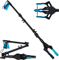 36 Inch Folding Grabber Reacher Tool - Heavy Duty Trash Picker Upper & Post Surgery Recovery Mobility Aid for Seniors - Strong Blue Gripper with Magnetic Tip, Long Reaching Stick